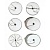Набор дисков ROBOT COUPE  1933 CL50 нар.2 и5 мм,терка 2мм, сол.3х3, куб.10,френч-фри10